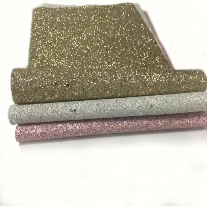 Chunky Glitter Pu Synthetic Leather